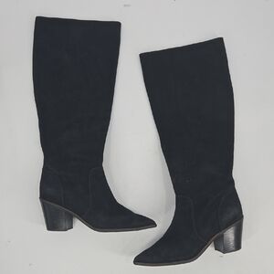 Elegant Black Knee-High Women's Boots